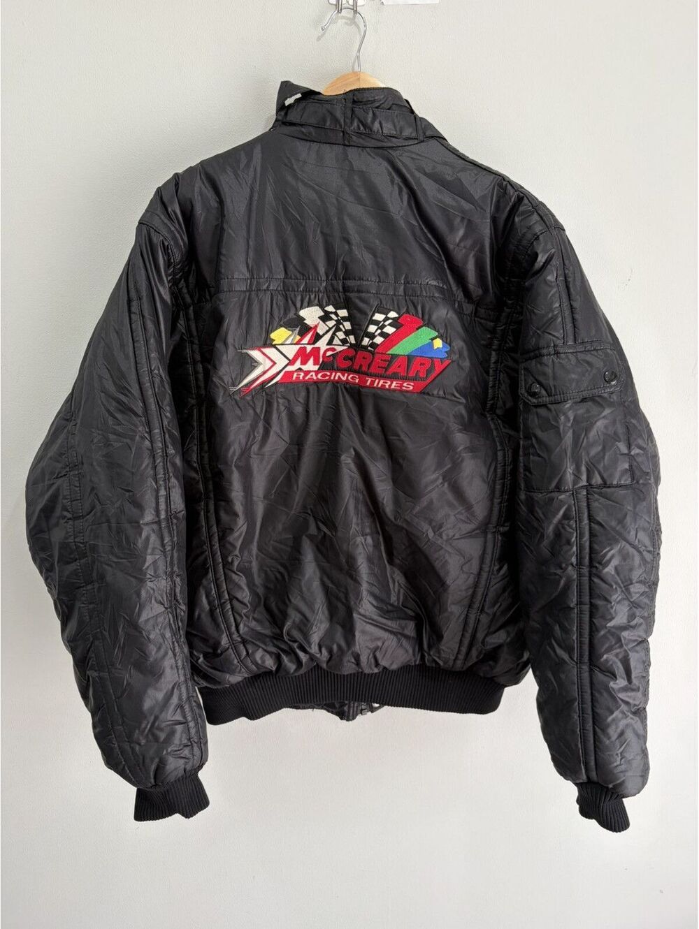 Vintage McCreary Racing Tires Jacket puffer